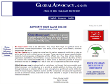 Tablet Screenshot of globaladvocacy.com